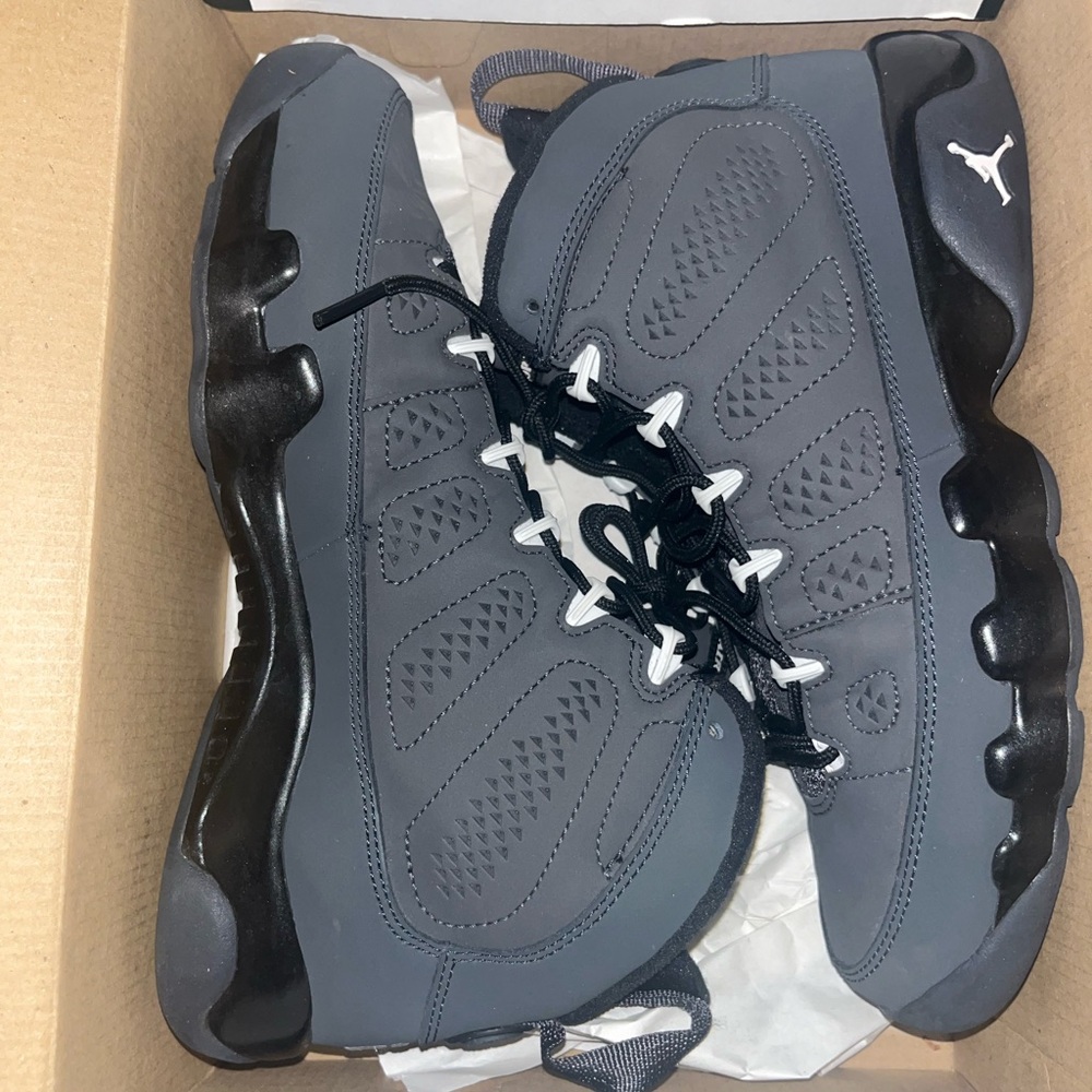 Air Jordan Gray and Black Sneakers